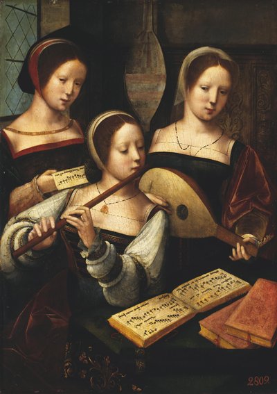 Musical Company by Master of the Female Half Lengths